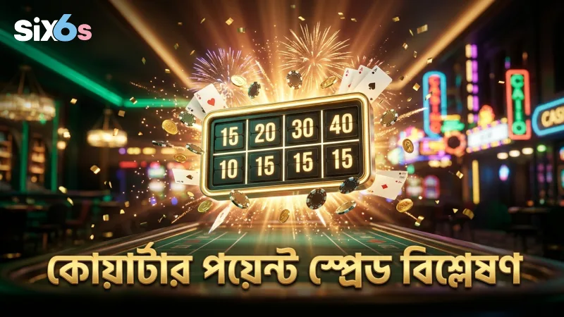 কোয়ার্টার বাই কোয়ার্টার পয়েন্ট স্প্রেড বুঝতে সাহায্য করে।