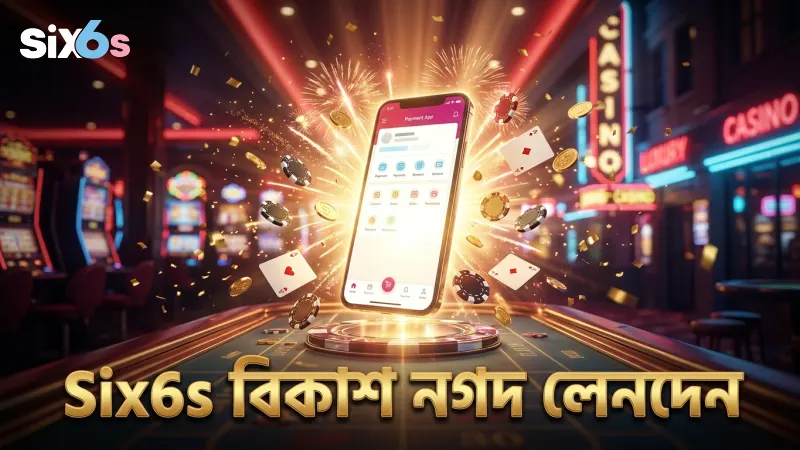 Six6s প্ল্যাটফর্মে বিকাশ ও নগদ লেনদেনের সহজ ধাপ।