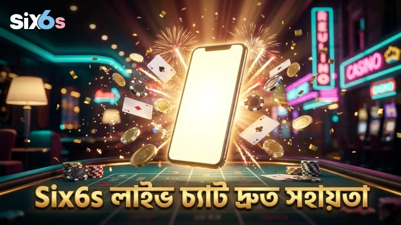 Six6s এর লাইভ চ্যাট দ্রুত সমস্যা সমাধান করে।