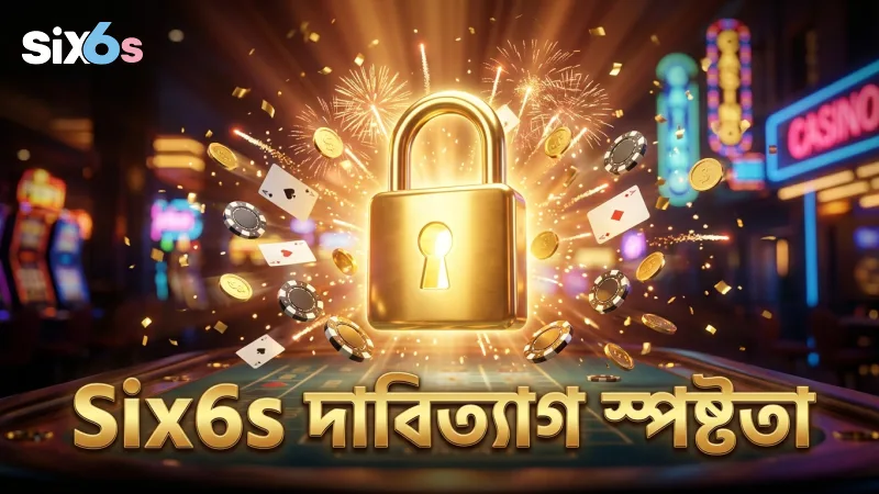 Six6s প্ল্যাটফর্মে দাবিত্যাগ স্পষ্ট ও নির্ভরযোগ্য তথ্য প্রদান করে।