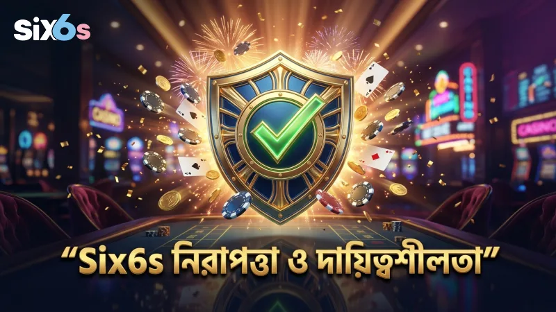 নিরাপত্তা ও দায়িত্বশীল গেমিংয়ে Six6s প্ল্যাটফর্মের গুরুত্ব।