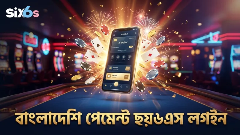বাংলাদেশি ই-ওয়ালেট ও ব্যাংক রেলের মাধ্যমে ছয়৬এস লগইন সুবিধা।