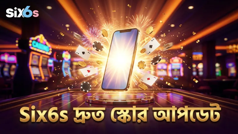Six6s মোবাইলে দ্রুত ও নির্ভরযোগ্য টেনিস স্কোর আপডেট।